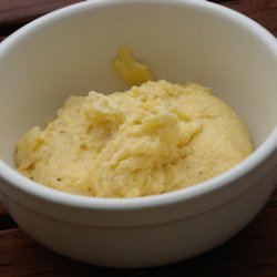 Cheddar Grits With Black Pepper recipe