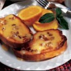 Almond-stuffed Battered French Toast With Orange G... recipe