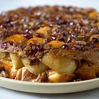 Baked Breakfast Apples With French Toast Crust recipe
