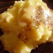 Whipped Potatoes With Brown Gravy recipe