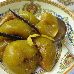 Green Figs Stewed In Honey recipe