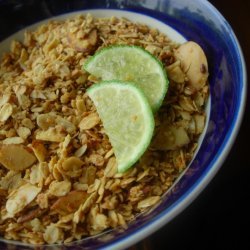 Honey-lime Granola With Almonds recipe
