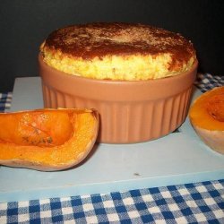 Goats Chees Butternut Squash And Thyme Souffle recipe