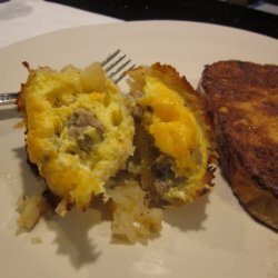 Hash Brown Egg And Meat Cups recipe