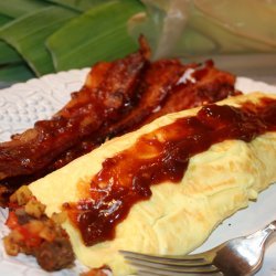 Corned Beef Hash Filled Omelets recipe