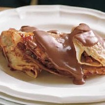 Walnut  Rum And Raisin Crepes With Whipped-cream C... recipe