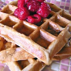 Raspberry Waffles recipe