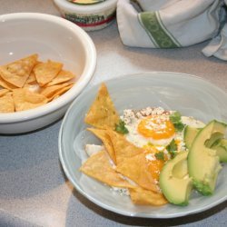 Huevos Rancheros With Homemade Tortilla Chips recipe