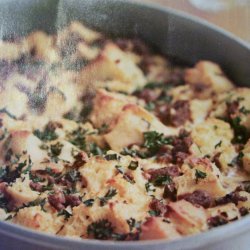 Overnight Ciabatta Breakfast Casserole recipe