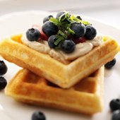 Waffle Sammie With Mascapone And Fruit recipe