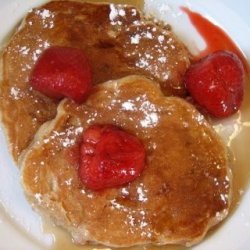 Buttermilk Peach Pancakes recipe