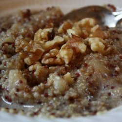 Quinoa Porridge With Apples And Walnuts recipe