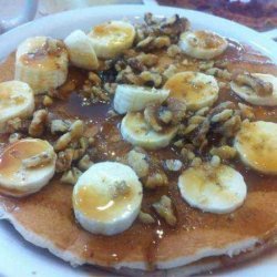 Banana's Foster Oatmeal Pancakes recipe
