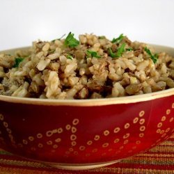 Mujaddara Lentils And Rice recipe
