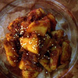 Korean Spicy Potato Side Dish Gamja Jorim recipe