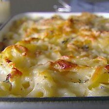 Creamy Baked Fettuccine With Asiago And Thyme recipe
