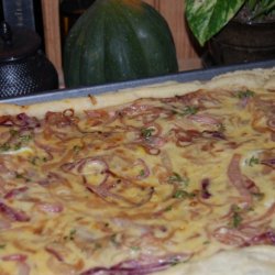 Carmelized Onion And Gruyere Tart recipe