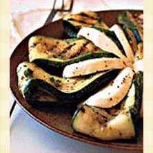 Grilled Zucchini With Fresh Mozzarella recipe