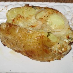 Gorgonzola Grilled Potatoes recipe
