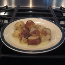 Microwaved Potatoes In Butter And Garlic recipe