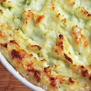 Double Baked Mashed Potatoes With Fontina And Ital... recipe