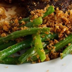 Green Beans With Parmesan Bread Crumbs recipe