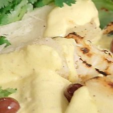 Peruvian Grilled Yucca With Huancaina Sauce recipe