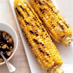 Grilled Corn With Sweet-savory Asian Glaze recipe