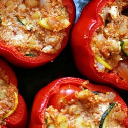 Couscous And Feta-stuffed Peppers recipe