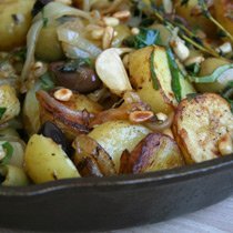 Sauteed Potatoes With Olives recipe