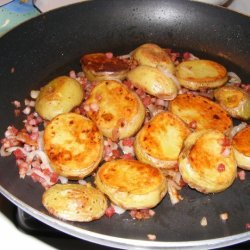 Pan Roasted Potatoes With Pancetta For Two recipe