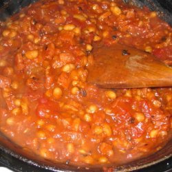 Baked Beans With Ham On Stovetop recipe