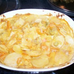 Two Potatoe Baked Cassarole recipe