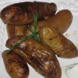 Grill Finished Fingerling Potatoes recipe