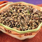 Wild Mushroom Wild Rice Pilaf recipe
