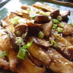 Stir Fry King Oyester Mushrooms recipe