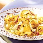 Yellow Squash Ribbons With Red Onion And Parmesan recipe