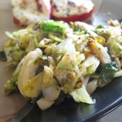 Easy Lime Shredded Brussel Sprouts recipe