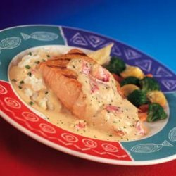Red Lobsters Salmon With Lobster Mashed Potatoes recipe