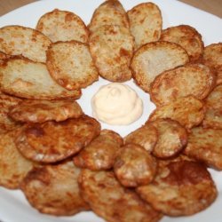 Fried Potatoes With Tartar Sauce recipe