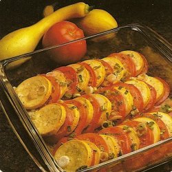 Crookneck Squash And Tomato Slices recipe