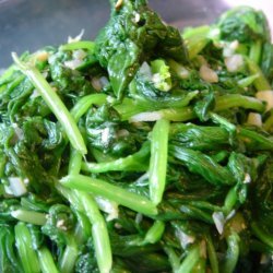 Korean Style-shigemchi Muchim Sauted Spinach recipe