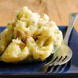 Mashed Potatoes With Roasted Garlic Butter recipe
