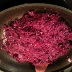 Braised Red Cabbage With Cranberries recipe