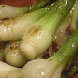 Sauteed Fresh Green Onions recipe