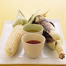Grilled Corn With Seasoned Butter recipe