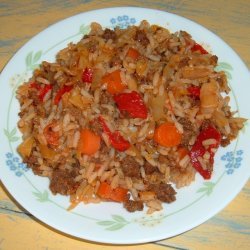 One Skillet Chorizo And Rice recipe
