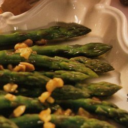 Asparagus With Toasted Walnut Butter recipe