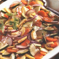 Marinated Rainbow Veggie Salad recipe