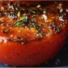 Grilled Vine-ripened Tomatoes With Fresh Herbs recipe